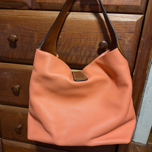 Dooney & Burke Hobo Tangerine Orange - Picture 3 of 12